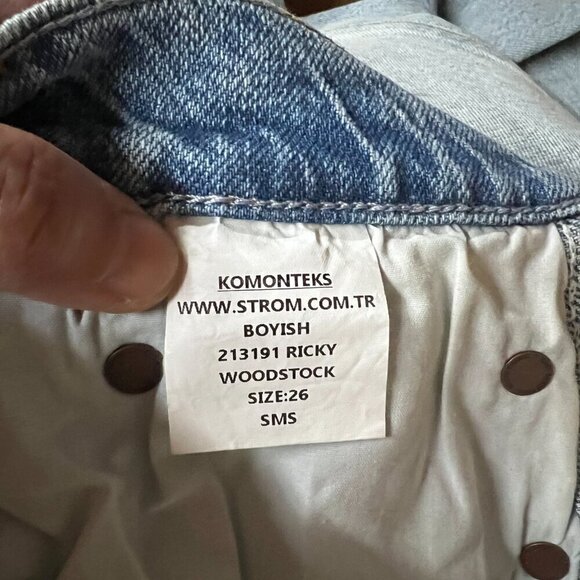 Boyish The Ricky Peace Womens Jeans Sz 26 in WOODSTOCK - Picture 10 of 11